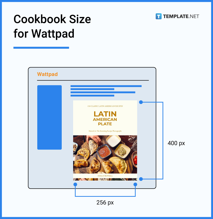 Cookbook Size Dimension, Inches, mm, cms, Pixel