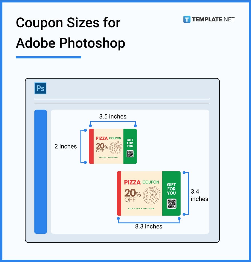 coupon sizes for adobe photoshop