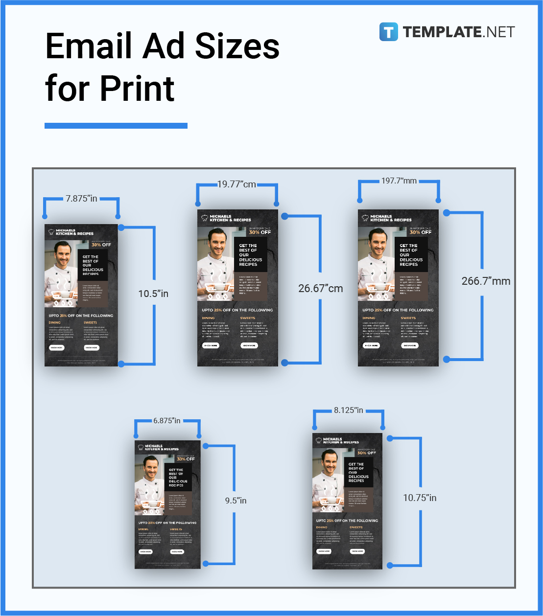 Email Ad Size Dimension Inches Mm Cms Pixel