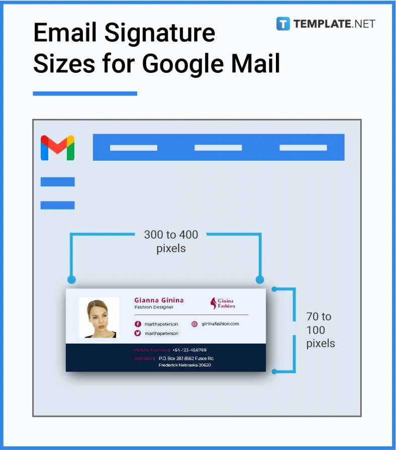 Email Signature Size Dimension Inches Mm Cms Pixel