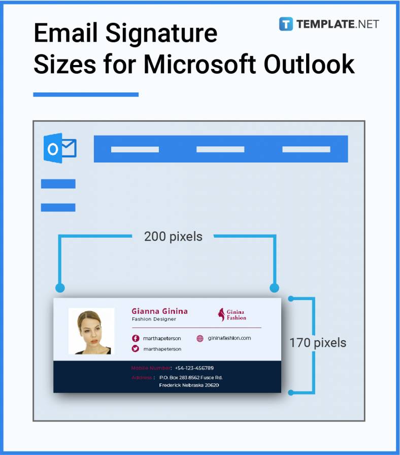 microsoft outlook email standardized signature block