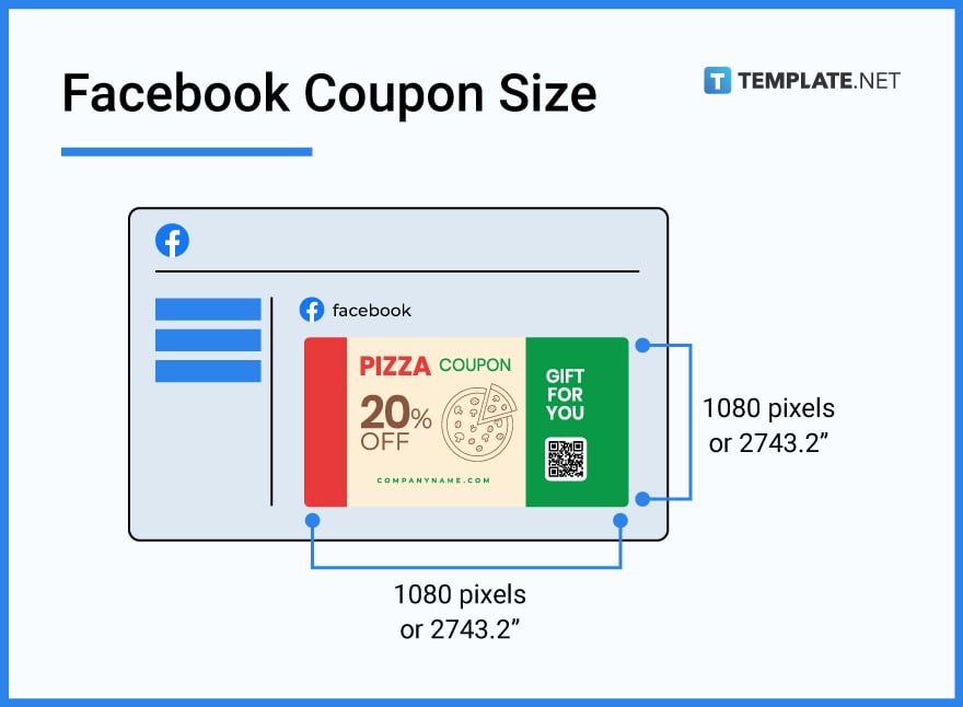 facebook coupon size
