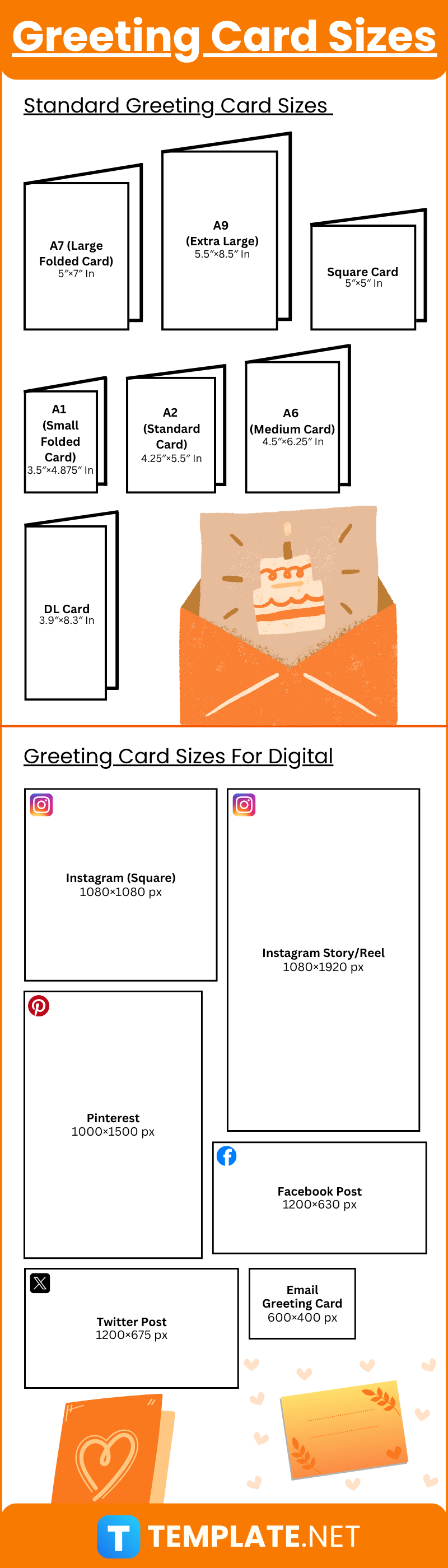 Greeting Card Sizes