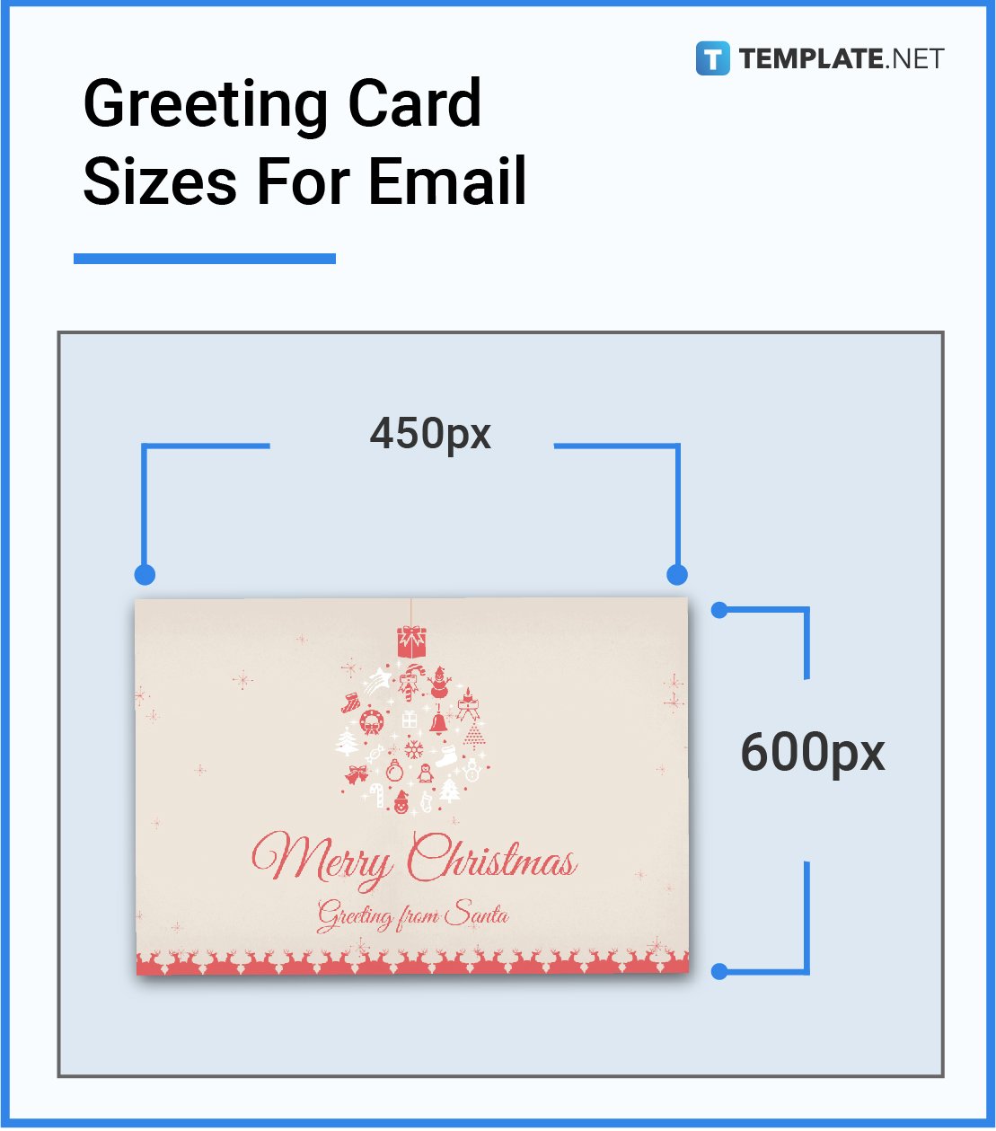 greeting card sizes for email