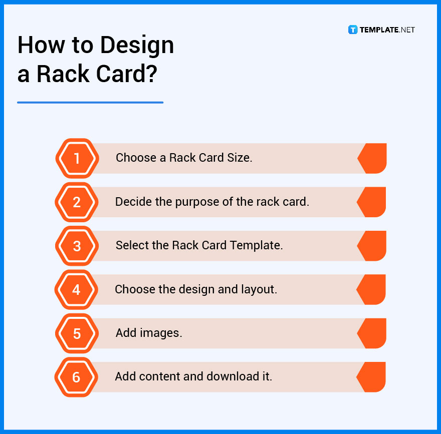 how to design a rack card