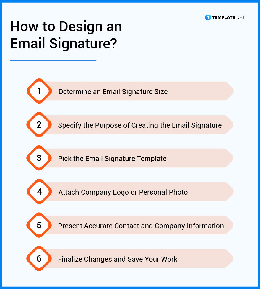 how to design an email signature