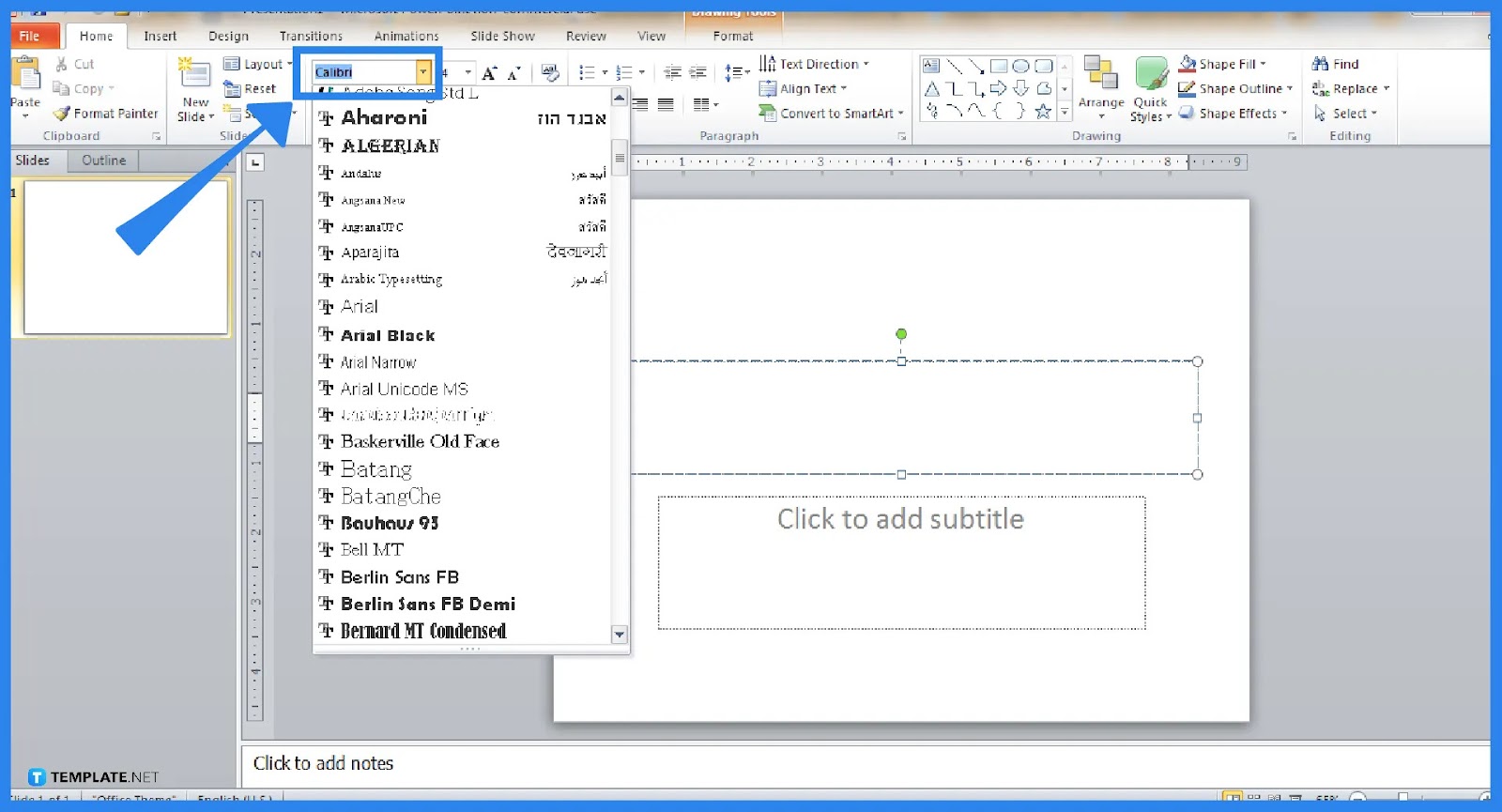 how to add fonts to microsoft powerpoint step 10