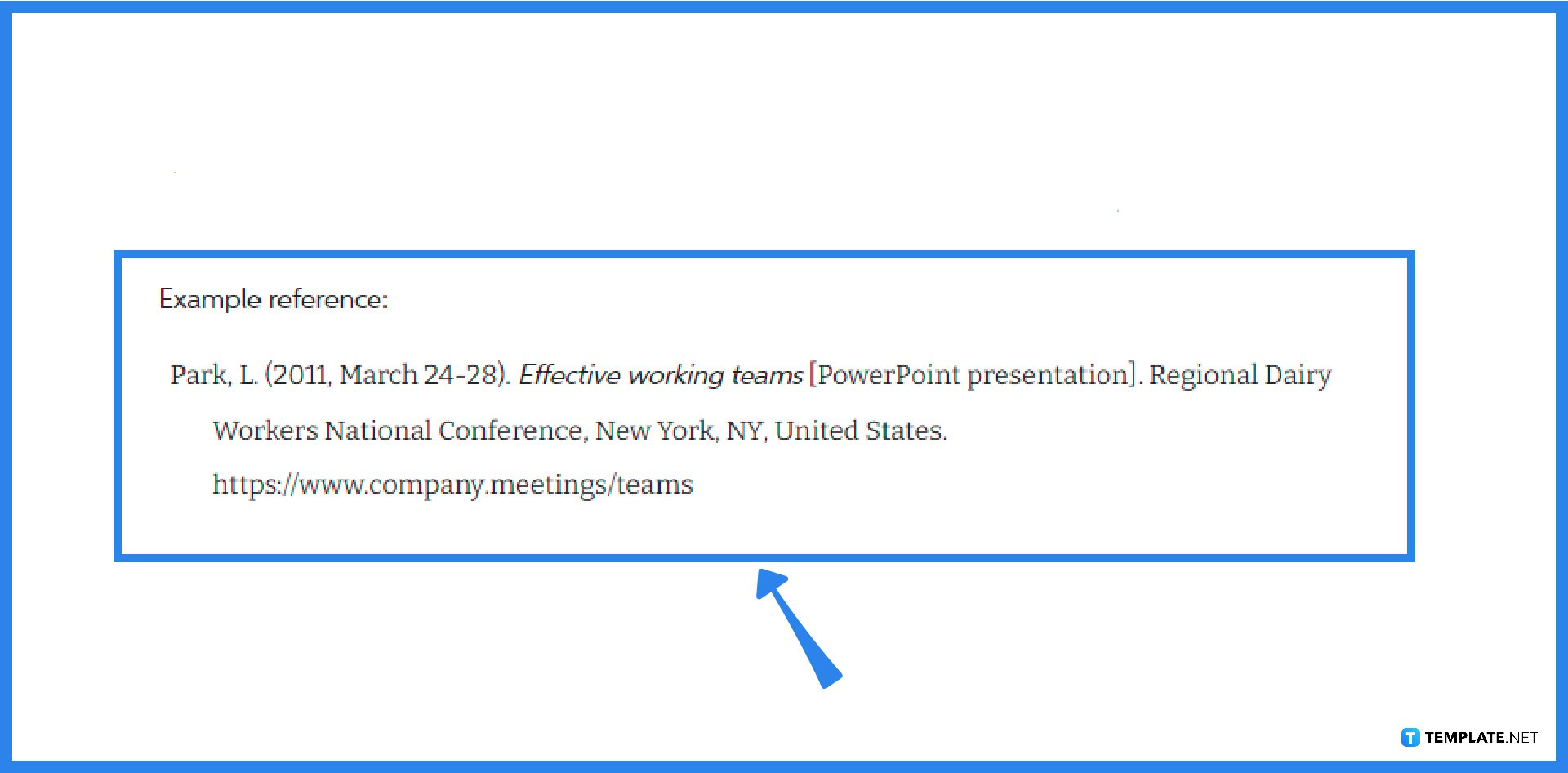 how to cite for a powerpoint presentation