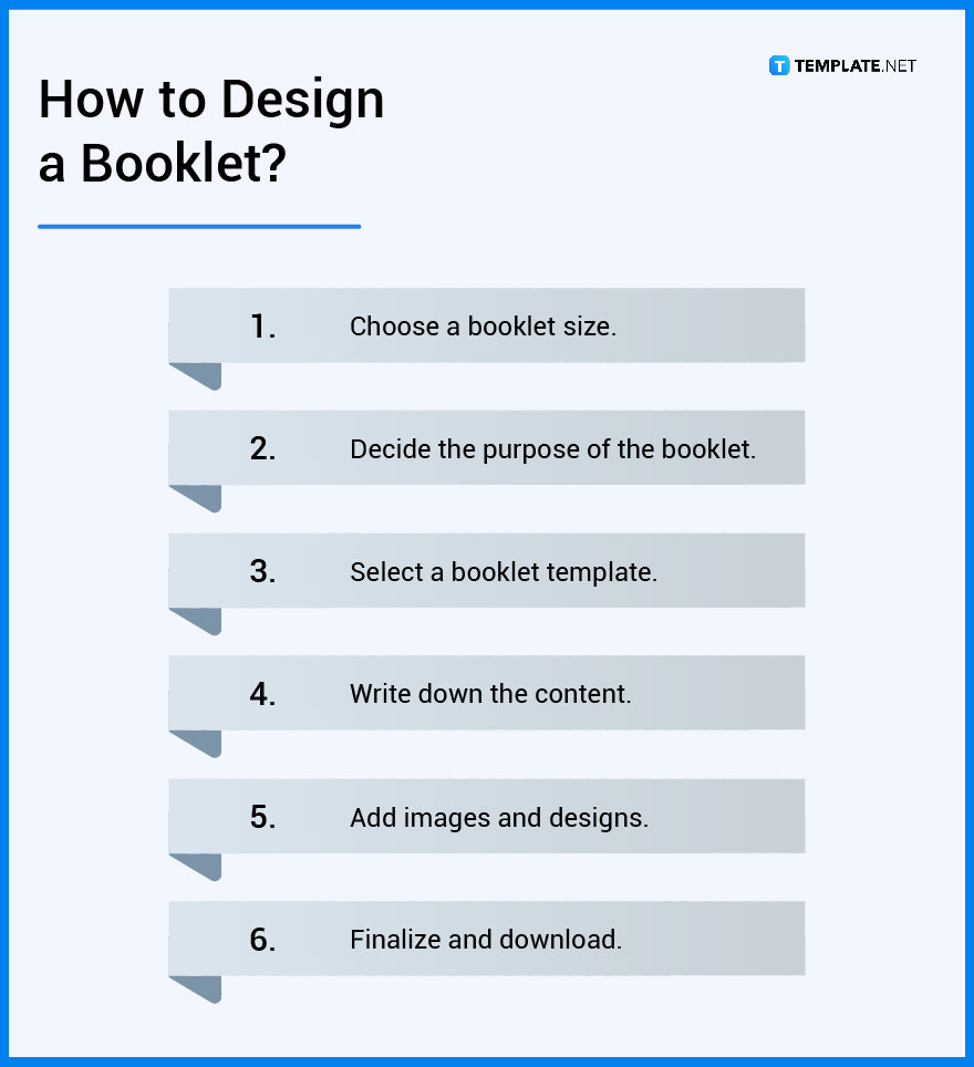 how to design a booklet