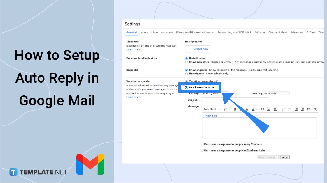 How to Setup Auto Reply in Google Mail
