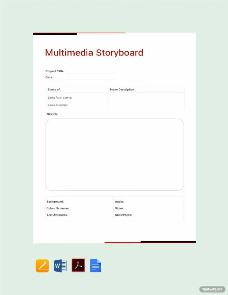 ideas for multimedia storyboard examples