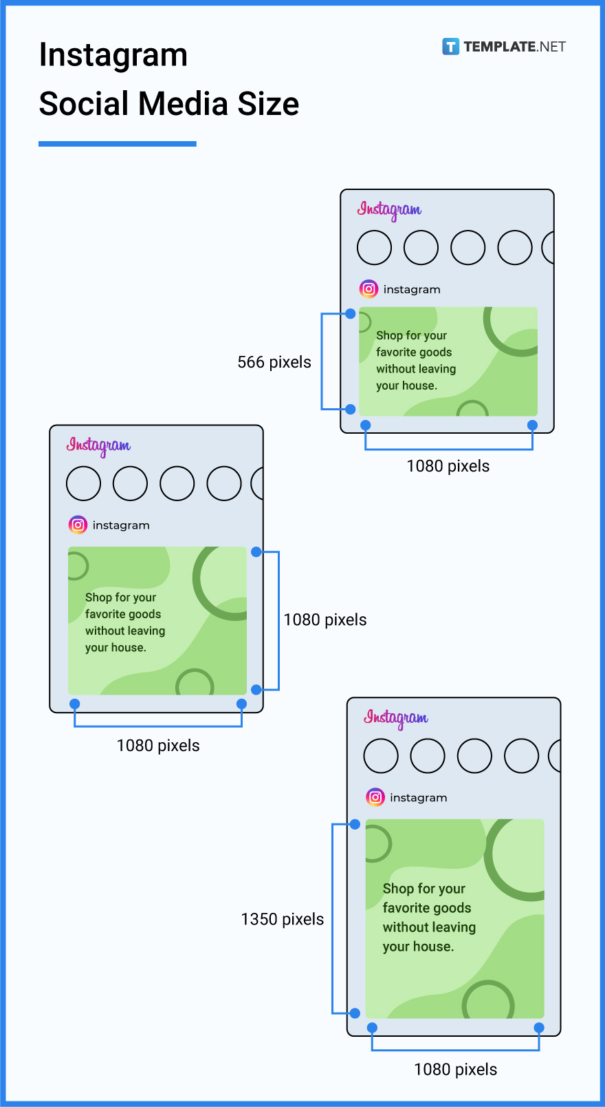 instagram social media size