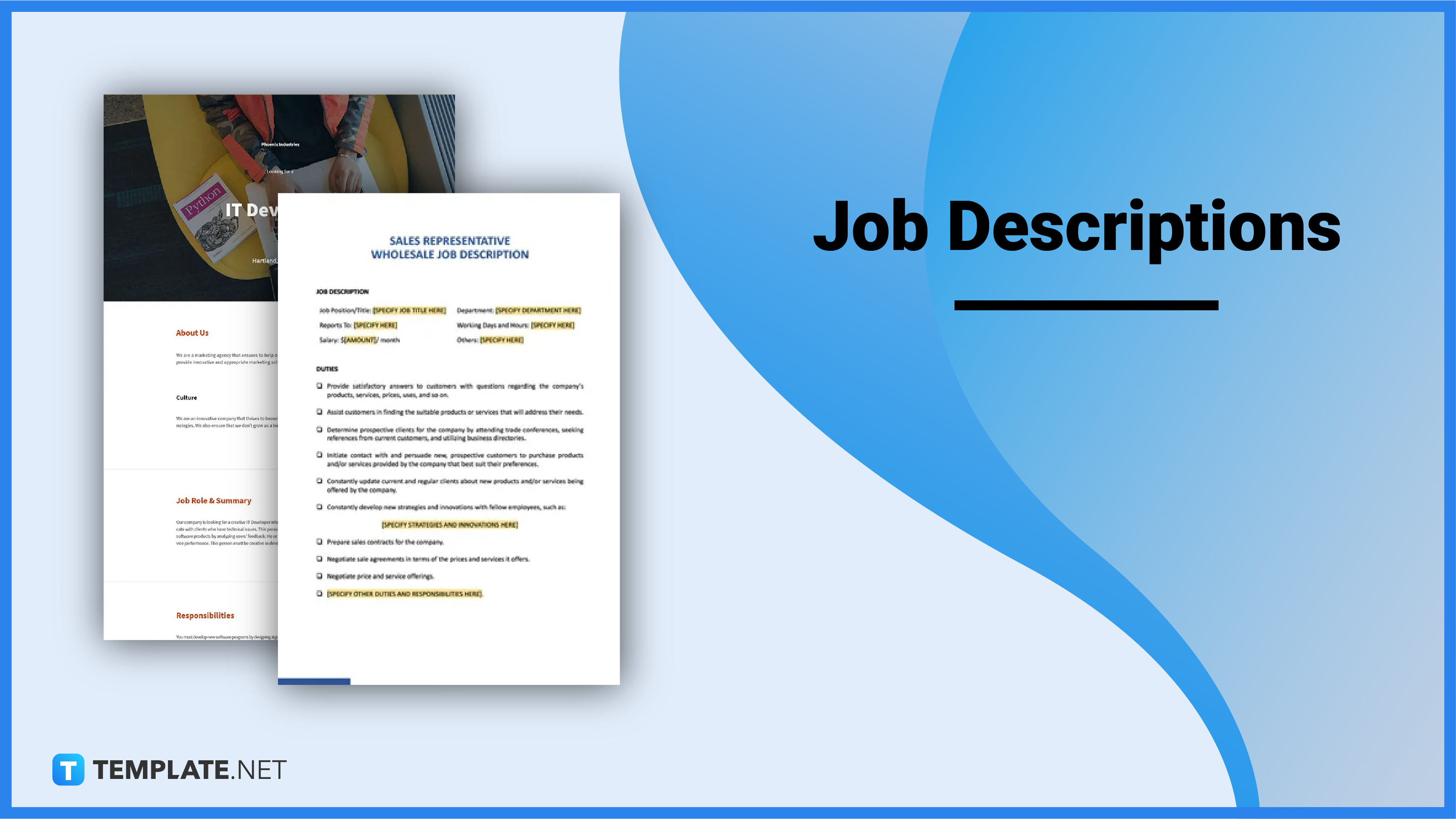 Nature Of Job Description Definition