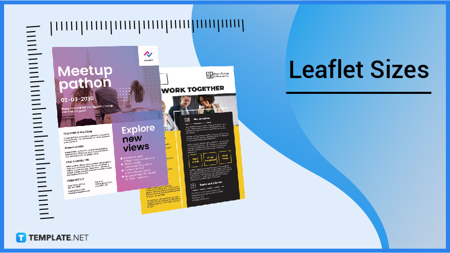 Leaflet Size Dimension Inches Mm Cms Pixel