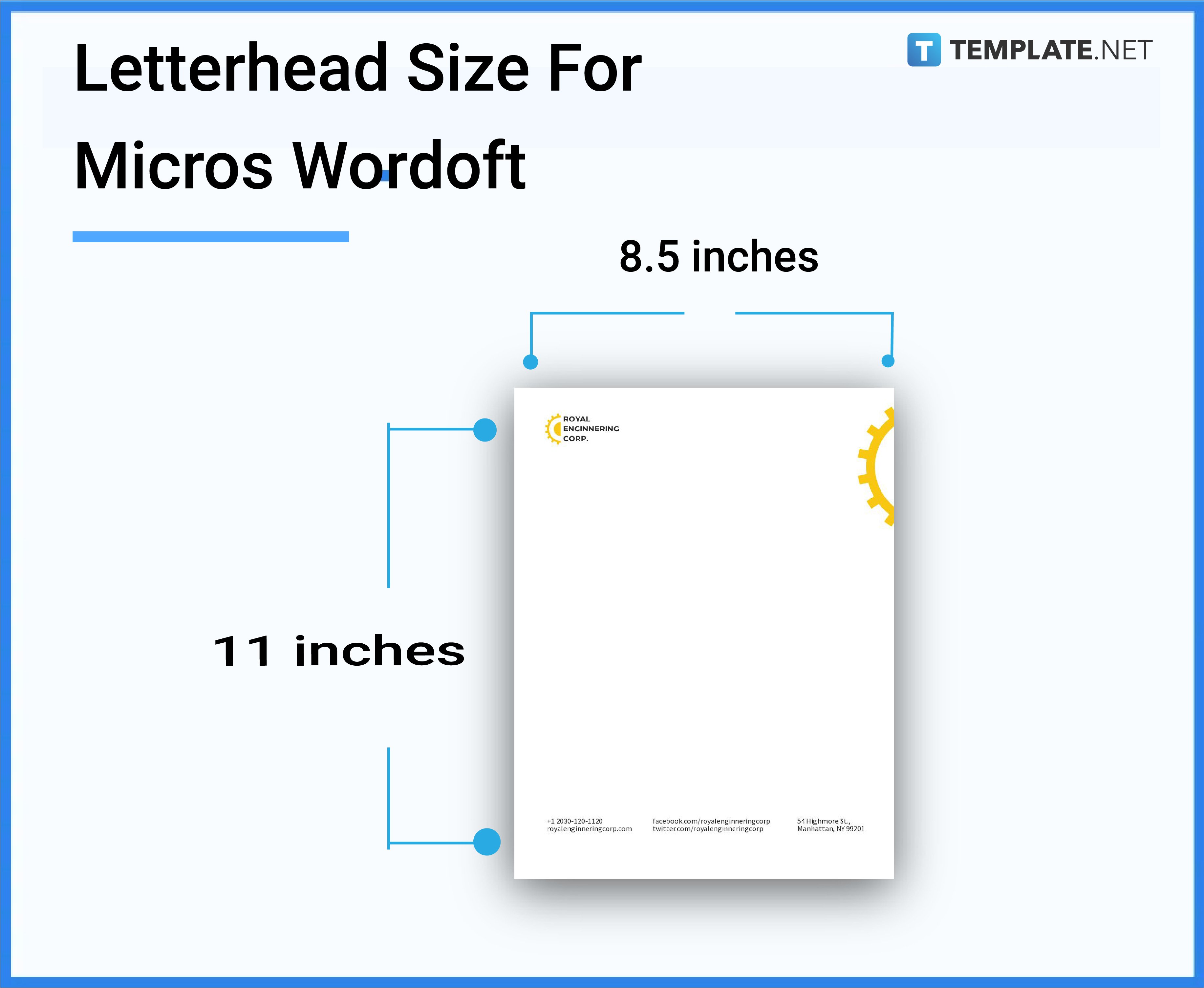 letterhead sizes for microsoft word