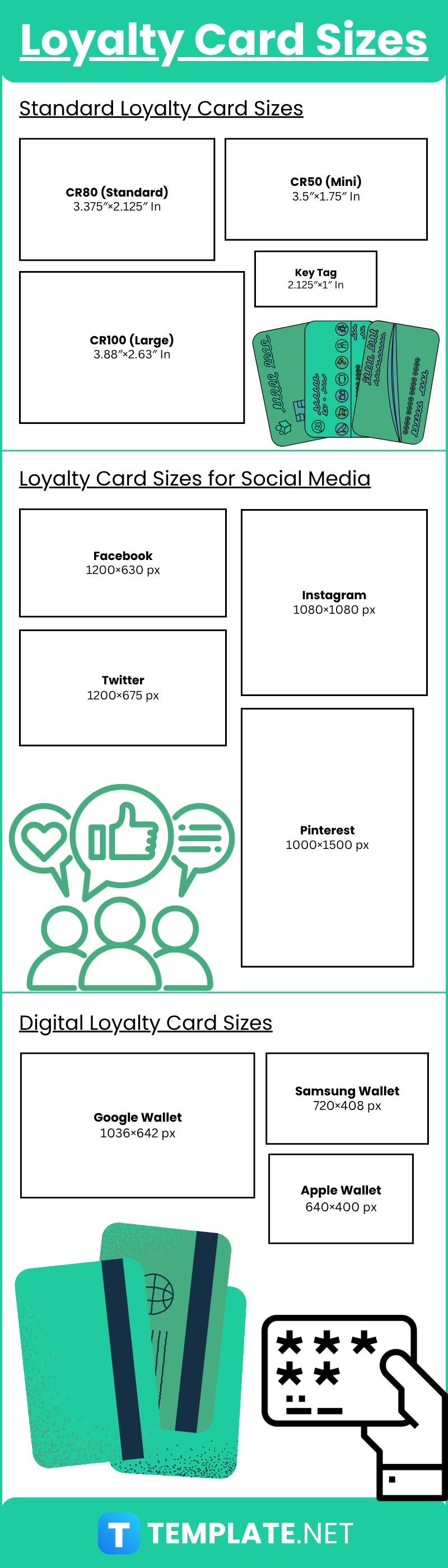 Loyalty Card Sizes