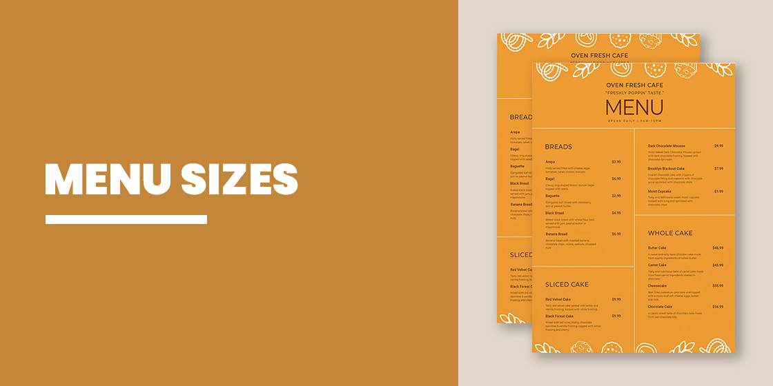 A Guide To Restaurant Menu Design Menu Layout Menu Size 57 OFF