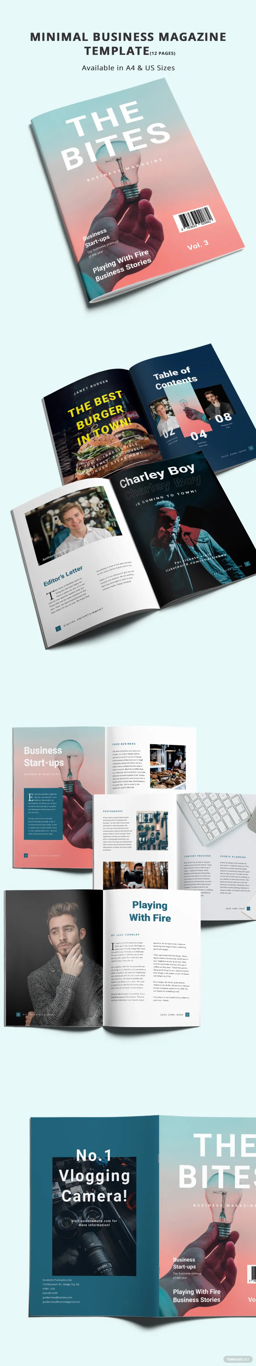 minimal business magazine