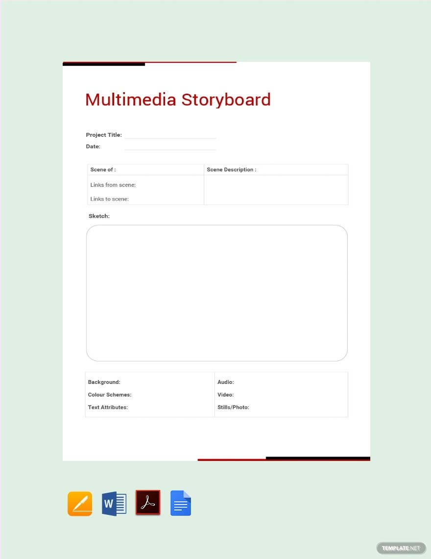 multimedia storyboard