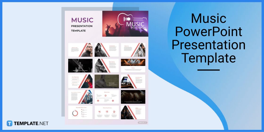 music powerpoint presentation template