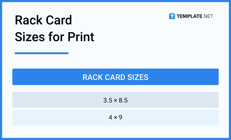 rack card sizes for print