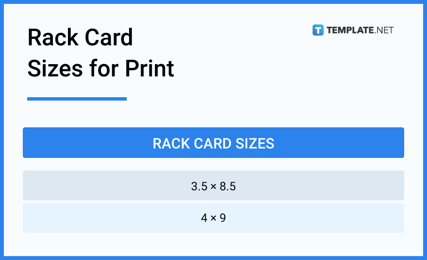 Rack Card Size Dimension, Inches, mm, cms, Pixel