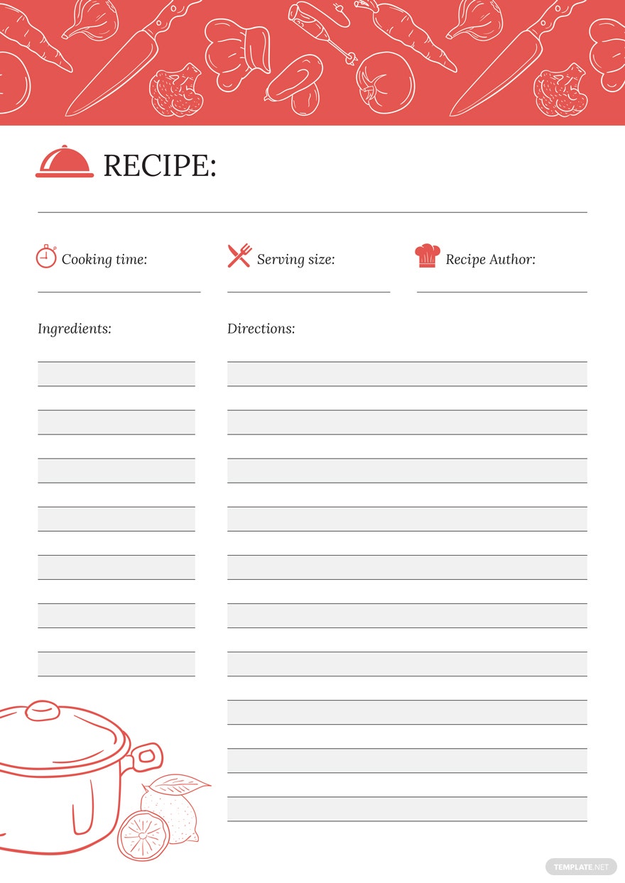 recipe journal