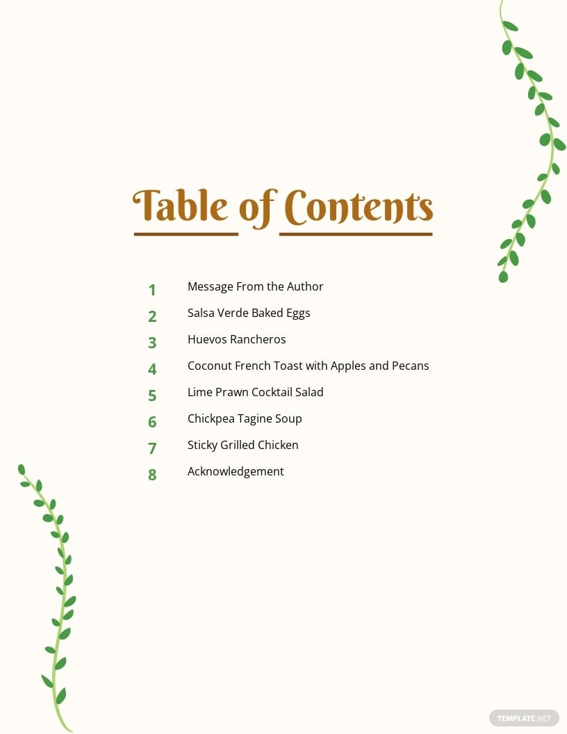 recipe-table-of-contents-template