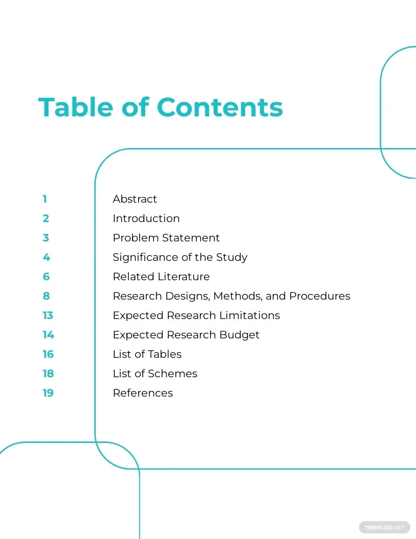 research-proposal-table-of-content-ideas-and-examples
