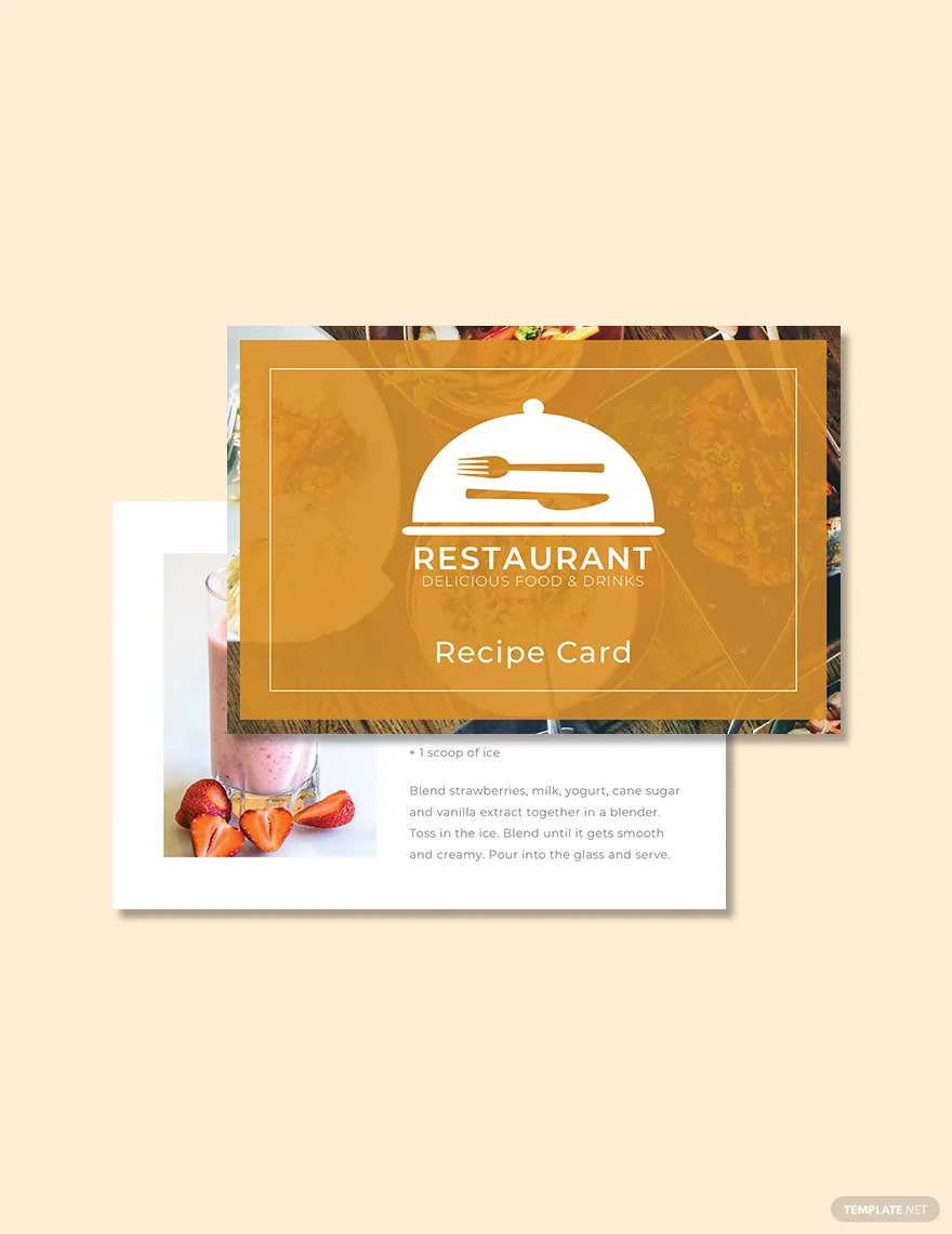 Restaurant Recipe Card Ideas Examples ?width=550