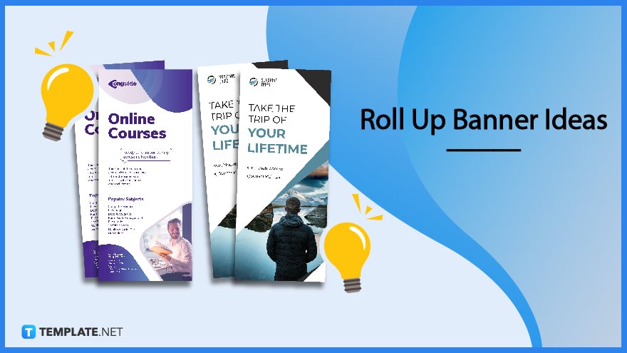 Pull up banner template pdf