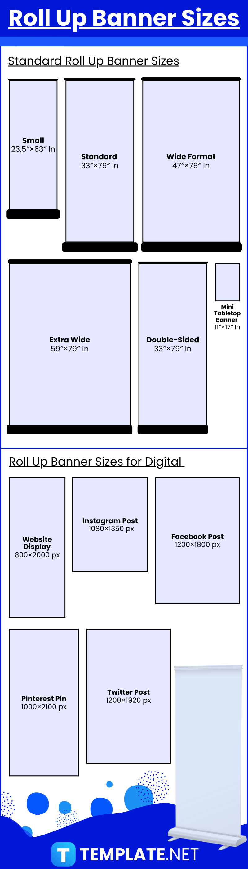 Roll Up Banner Sizes