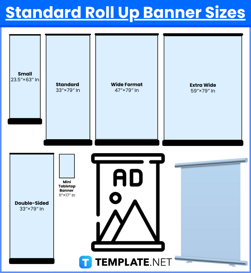 Roll Up Banner Sizes