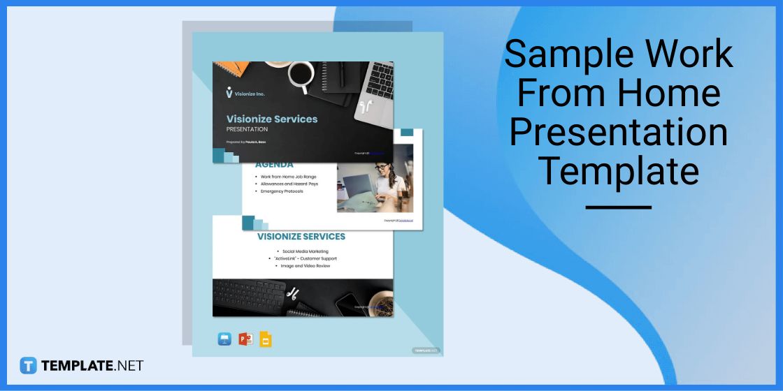 sample work from home presentation template