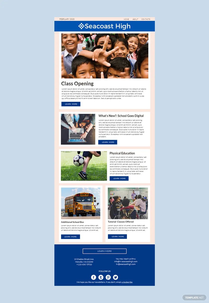 school newsletter ideas and examples