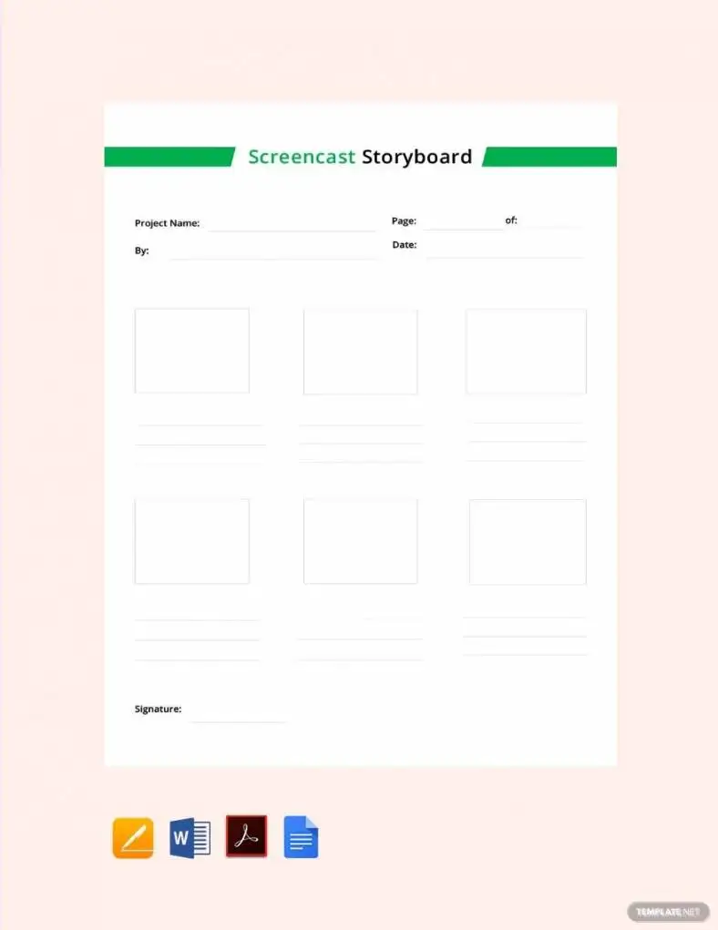 screencast storyboard ideas and examples