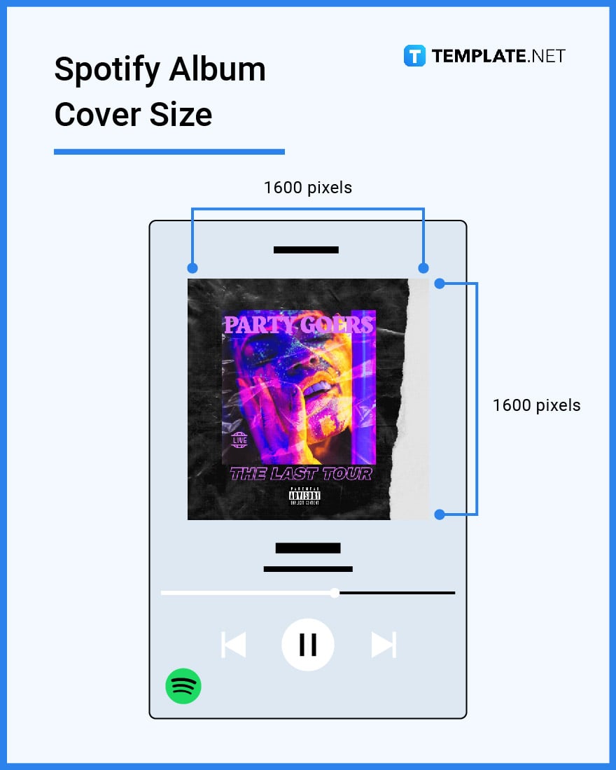 spotify album cover size