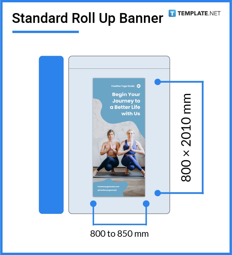 standard roll up banner