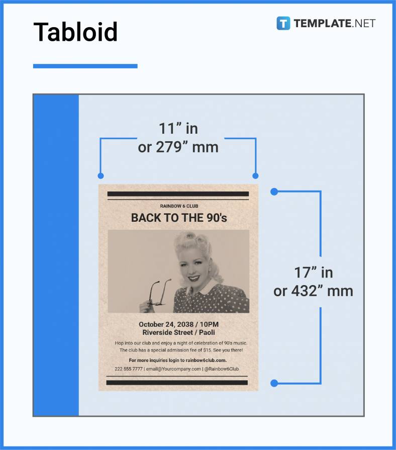 Tabloid Paper Dimensions