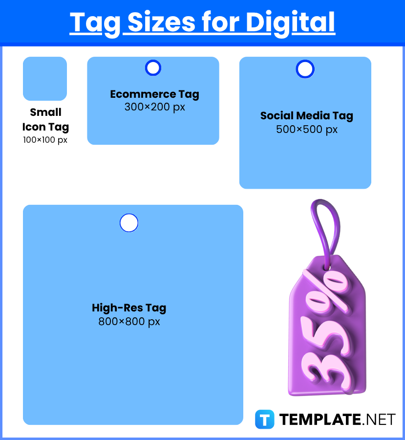 tag sizes
