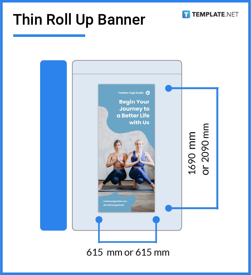 thin roll up banner