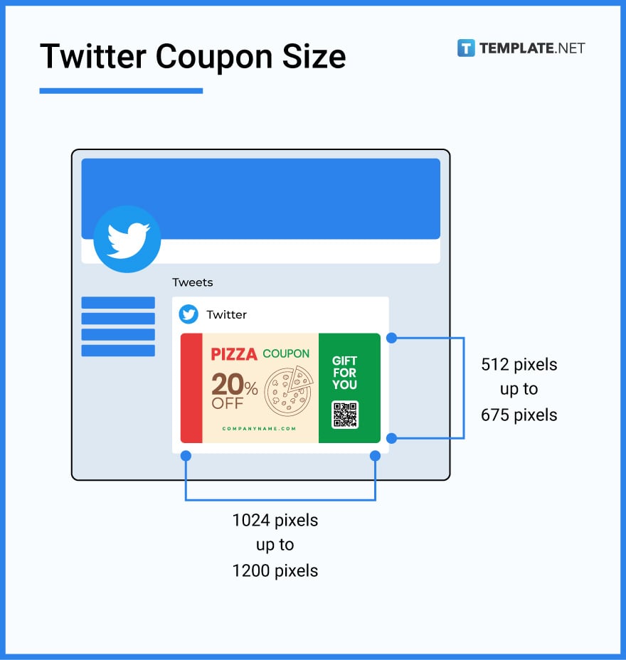 twitter coupon size