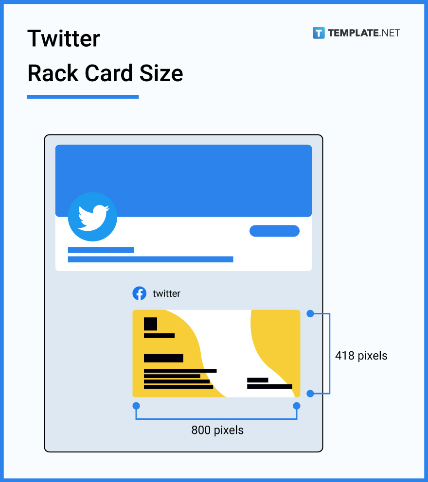 twitter rack card size