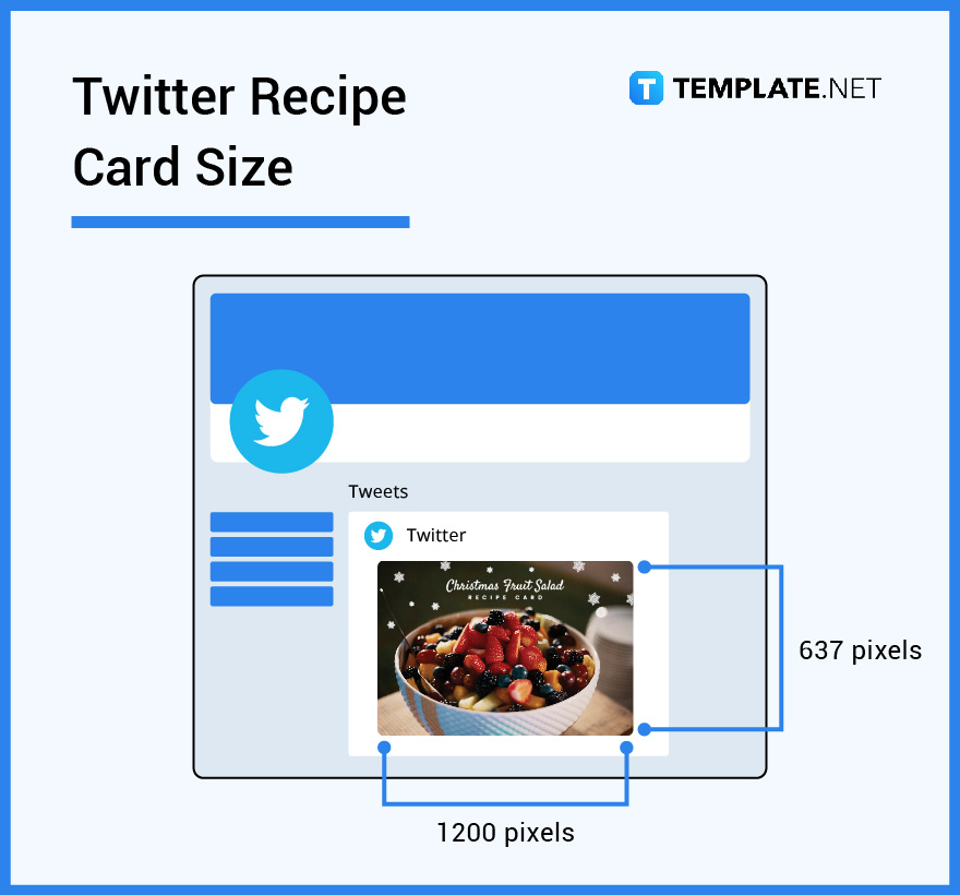 twitter recipe card size