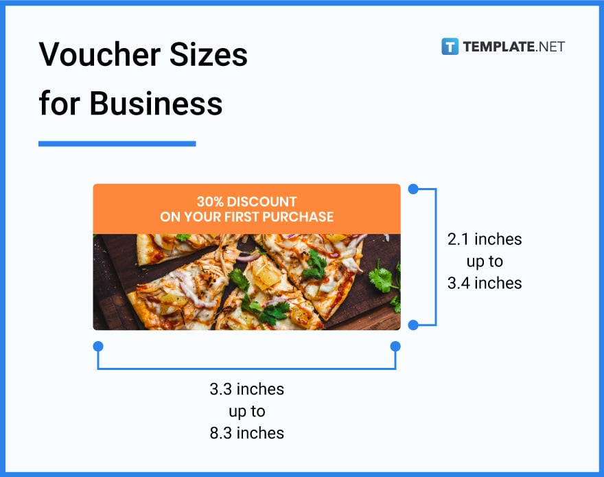 voucher sizes for business