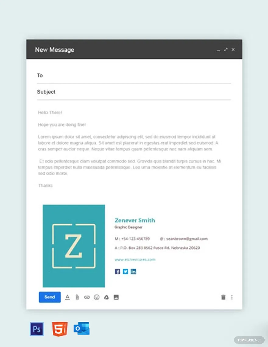 yahoo email signature ideas and examples