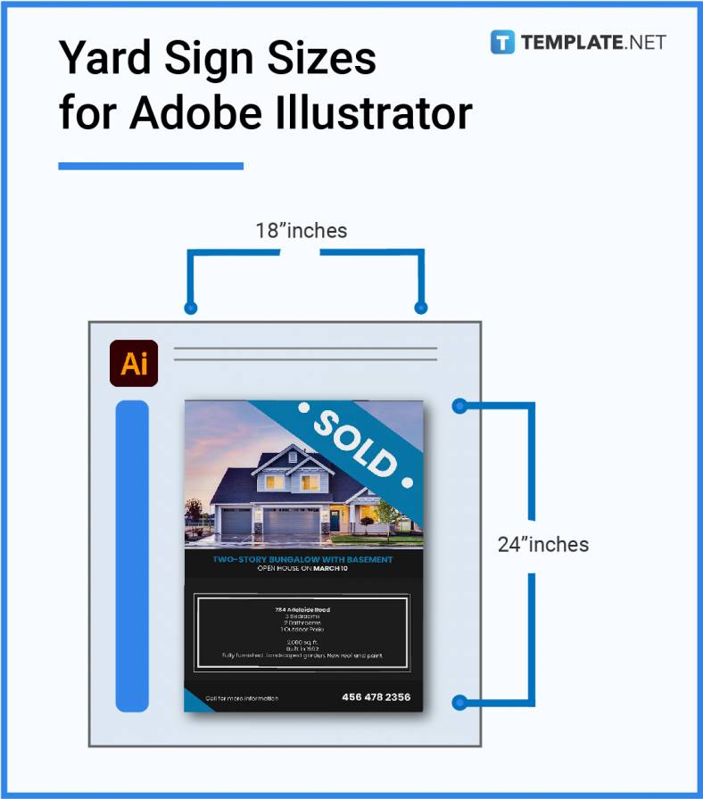 Yard Sign Size Dimension, Inches, mm, cms, Pixel