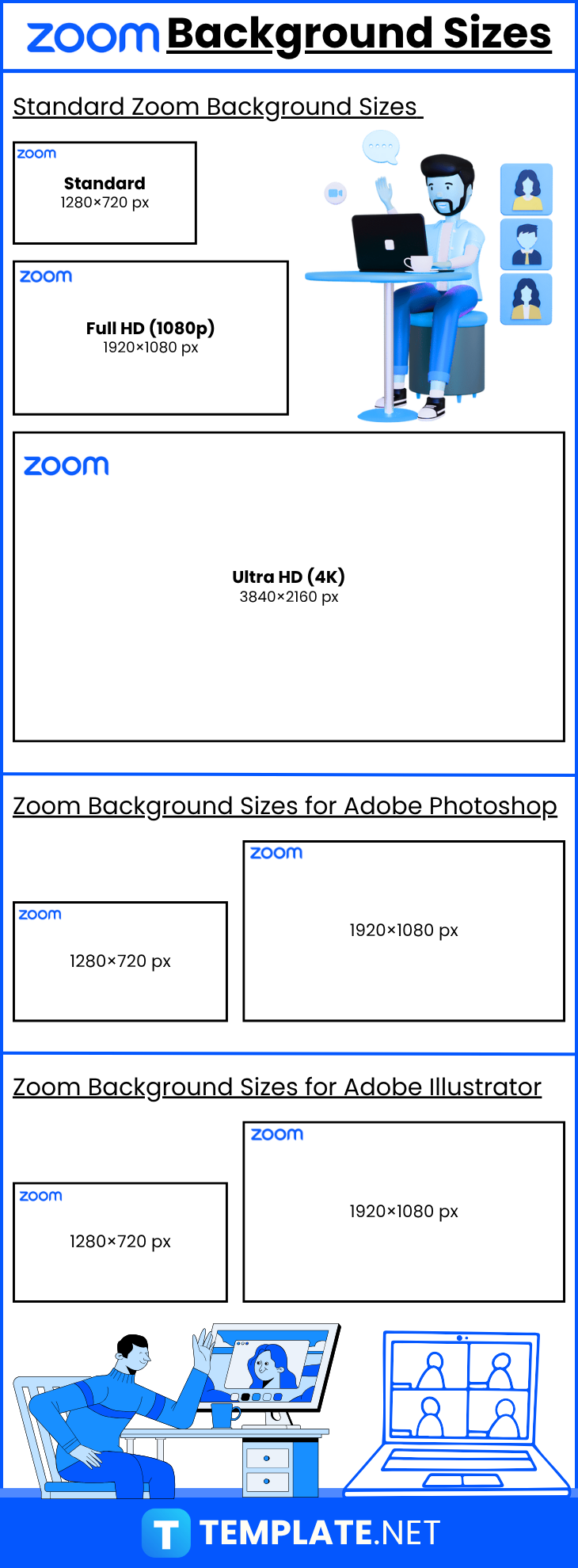 Zoom Background Sizes