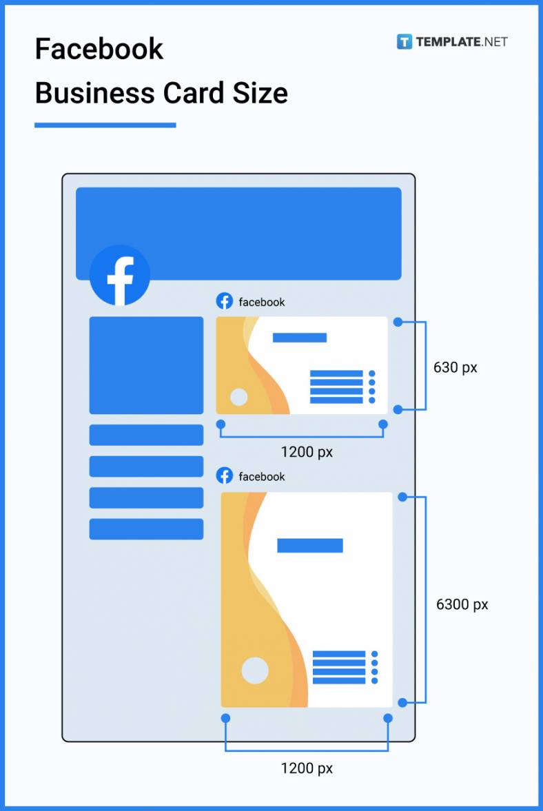 visiting card size in mm