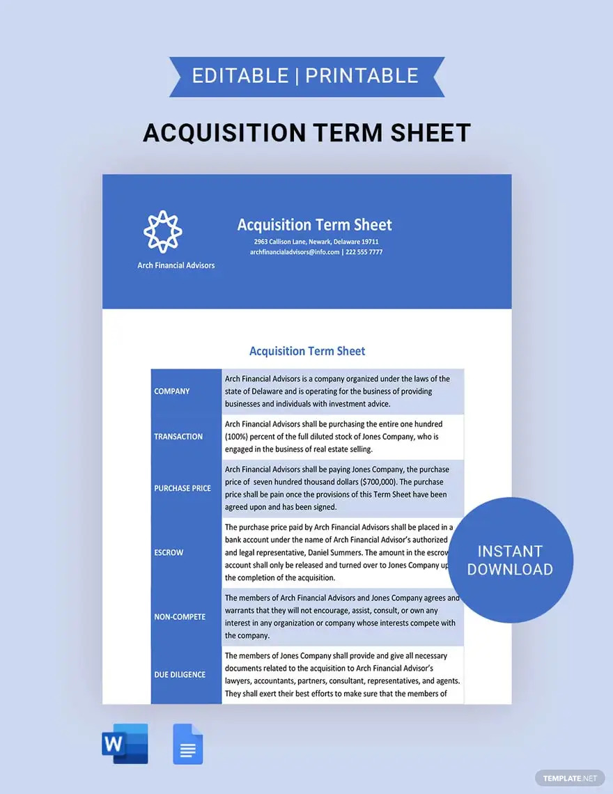 acquisition-term-sheet-ideas-and-examples